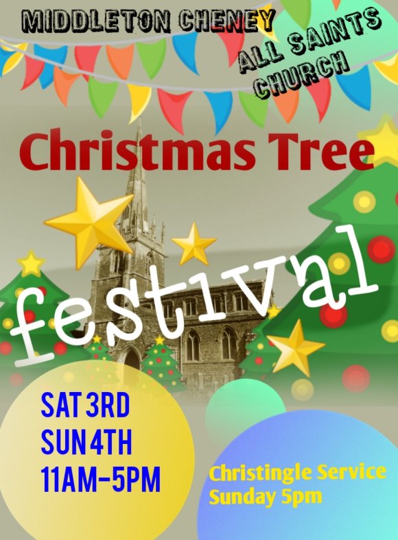 Christmas Tree Festival 2022 Middleton Cheney Parish Council