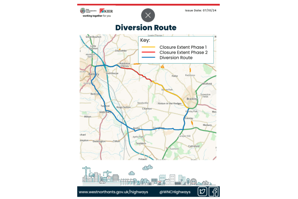 Road Closures Affecting A422