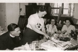 Rev Glynn Jones & Wife Coronation Party 1953