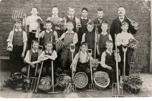 School Gardening Group - early 1900's