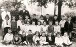 Image: School Group 1918. Teachers - Miss Plackett & Mr Chamberlain